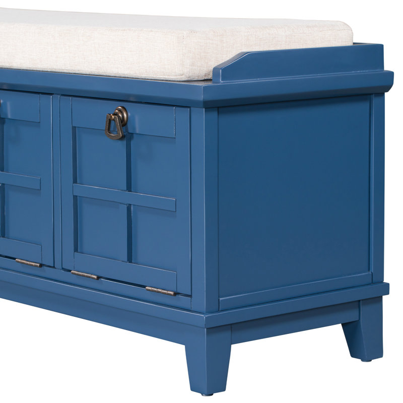 Red Barrel Studio® Solid Wood Storage Bench Wayfair